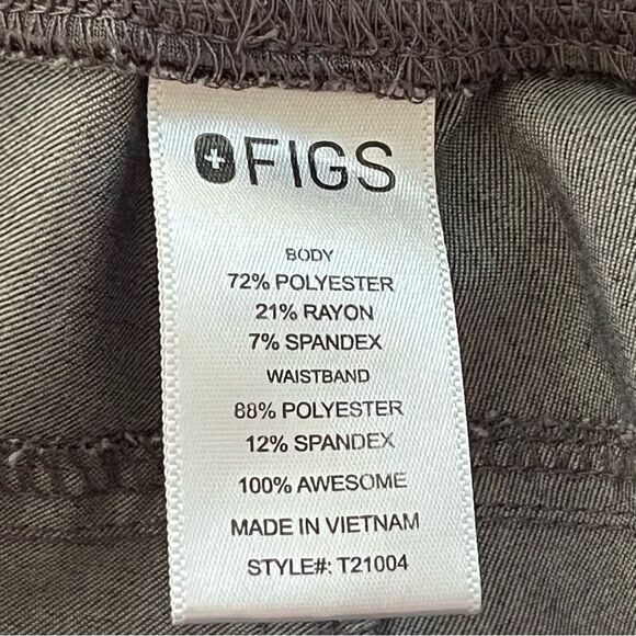 FIGS SIZE SMALL LIVINGSTON BASIC SCRUB PANTS IN GRAPHITE TECHNICAL COLLECTION - Picture 11 of 11